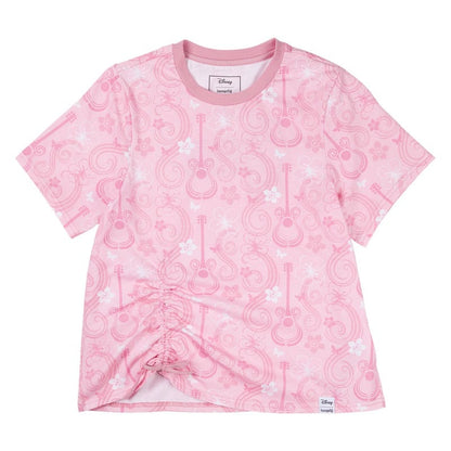 Disney by Loungefly Tee T-Shirt Unisex Hannah Montana Shirred Hem Größe L