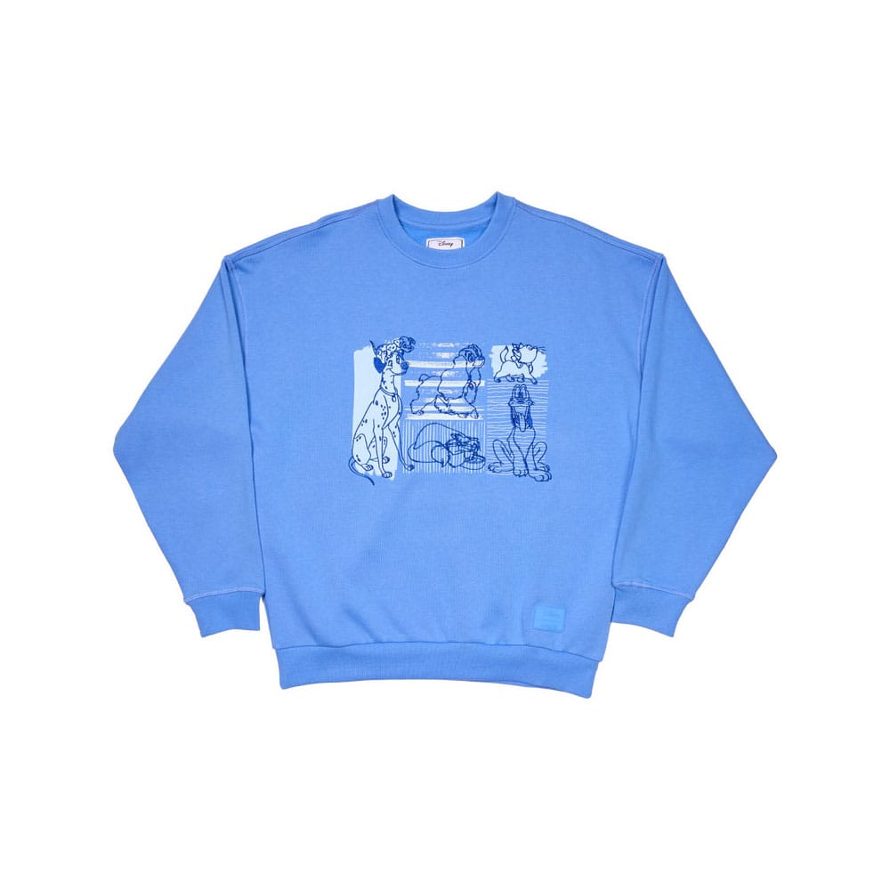 Disney by Loungefly Pullover Unisex Dogs & Cats Oversized Crewneck Größe XL