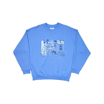 Disney by Loungefly Pullover Unisex Dogs & Cats Oversized Crewneck Größe XL