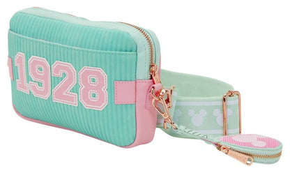 Disney by Loungefly Sling Brusttasche / Umhängetasche mit Geldbeutel Mickey & Friends Tennis