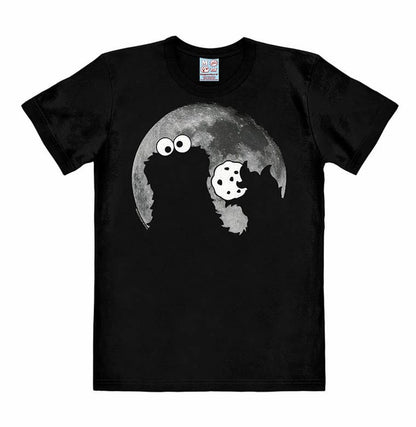 Sesamstraße Easy Fit T-Shirt Cookie Monster - Moon Größe L