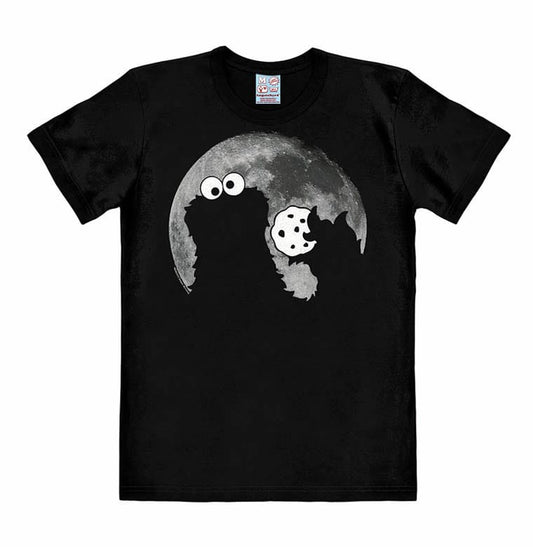 Sesamstraße Easy Fit T-Shirt Cookie Monster - Moon Größe M