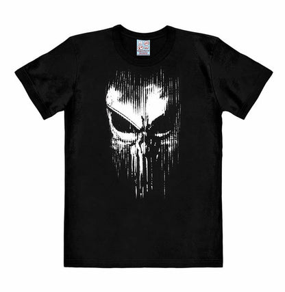 Marvel Easy Fit T-Shirt Punisher - Striped Skull Größe XL