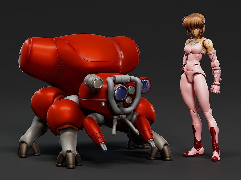 Ghost in the Shell PLAMAX minimum factory Plastic Model Kit Motoko Kusanagi mit Fuchikoma 8 cm