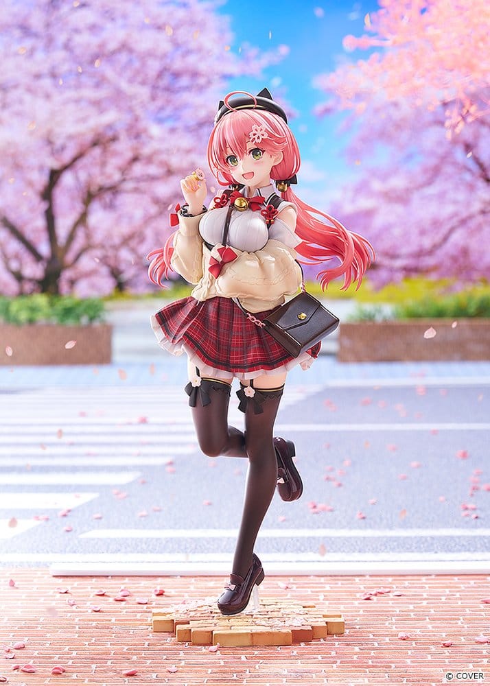 Hololive Production PVC Figur 1/7 Sakura Miko: Date Style - Casual Outfit Ver. 24 cm