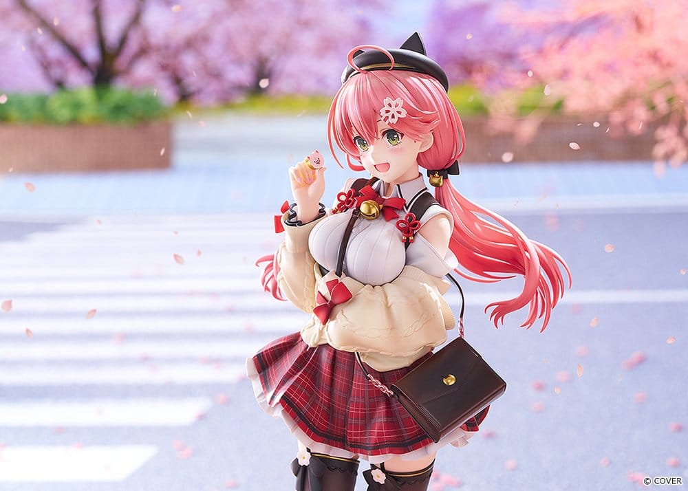 Hololive Production PVC Figur 1/7 Sakura Miko: Date Style - Casual Outfit Ver. 24 cm