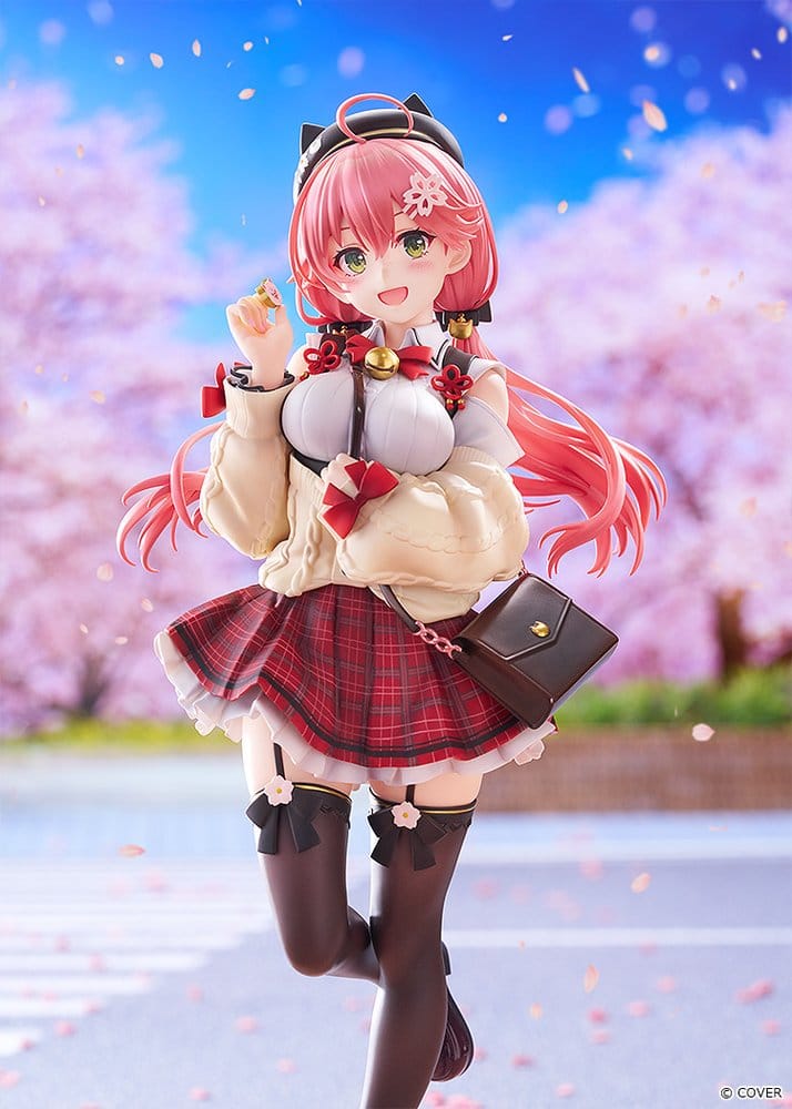 Hololive Production PVC Figur 1/7 Sakura Miko: Date Style - Casual Outfit Ver. 24 cm