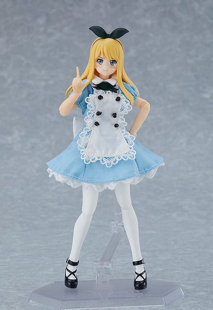 Original Character Figma Actionfigur Female Body (Alice) with Dress and Apron Outfit 13 cm