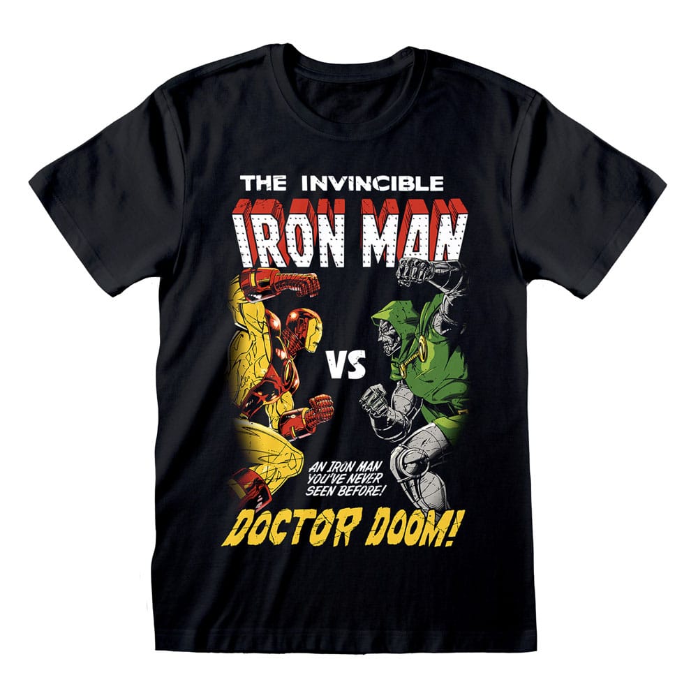 Marvel T-Shirt Iron Man vs Doom Größe L