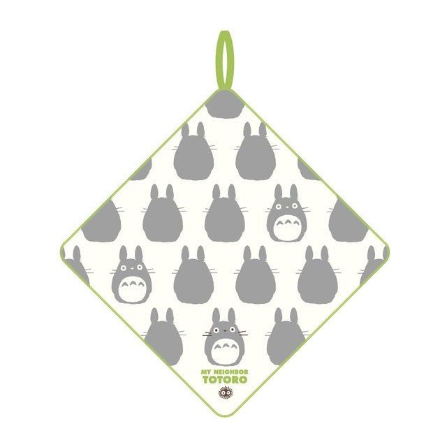 Mein Nachbar Totoro Mini-Handtuch Big Totoro Silhouette 33 x 33 cm