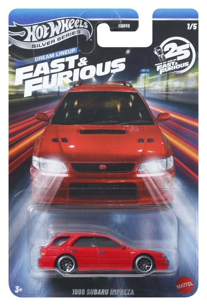 Fast &amp; Furious Hot Wheels Silver Series Die-Cast Fahrzeuge 1/64 979N Sortiment (24)