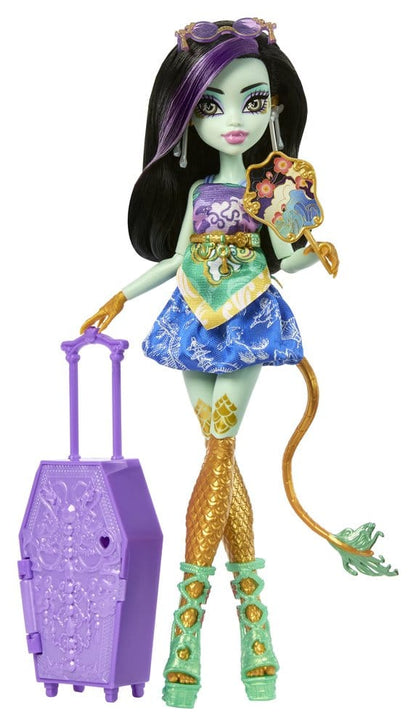 Monster High Skulltimate Secrets Puppe Destination: Gore-geous Oasis - Jinafire Long