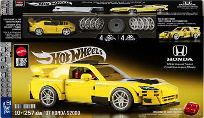 Hot Wheels Speed Series Mattel Brick Shop Bauset 1/32 '07 Honda S2000