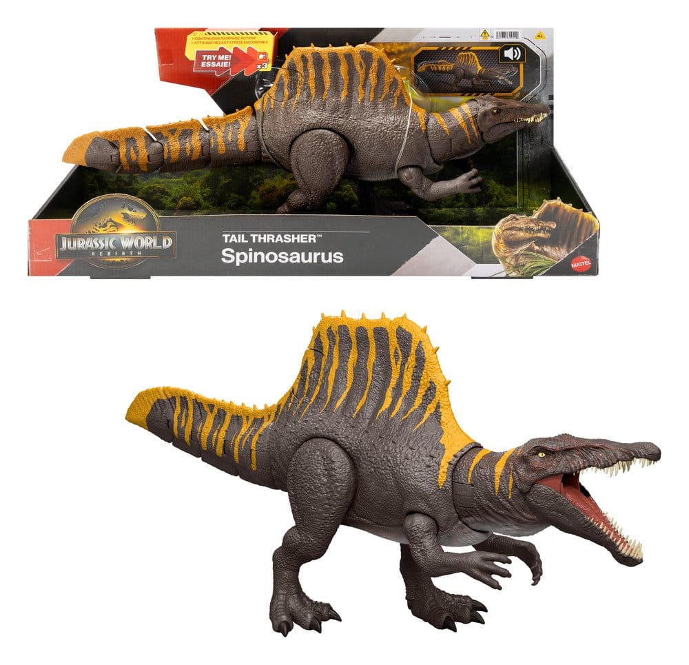 Jurassic World: Die Wiedergeburt Actionfigur Tail Thrasher Spinosaurus 55 cm