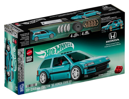 Hot Wheels Speed Series Mattel Brick Shop Bauset 1/32 Custom ’90 Honda Civic EF