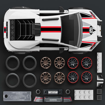 Hot Wheels Speed Mattel Brick Shop Bauset 1/32 Lamborghini Huracán Sterrato