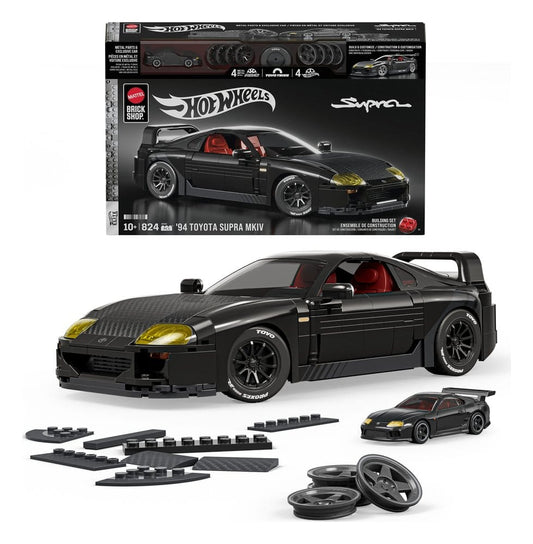 Hot Wheels Elite Mattel Brick Shop Bauset 1/16 '94 Toyota Supra MKIV