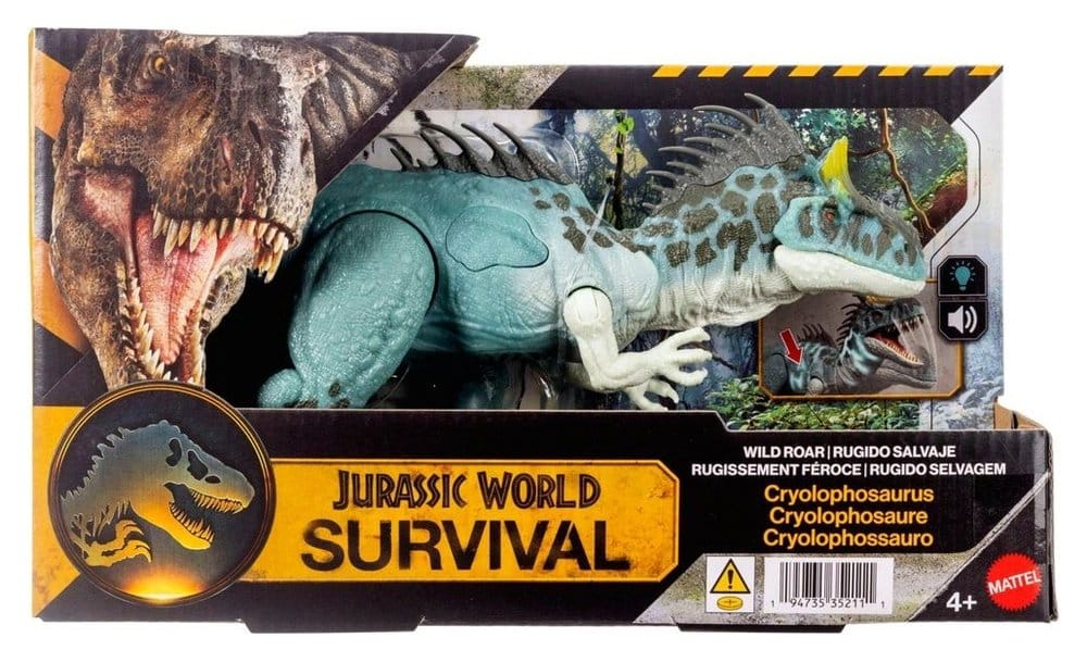 Jurassic World: Survival Actionfigur Wild Roar Cryolophosaurus 37 cm