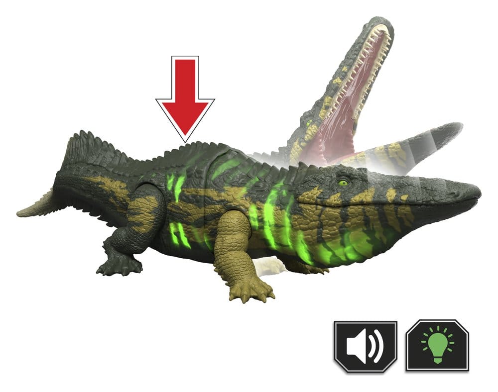 Jurassic World: Survival Actionfigur Wild Roar Stomatosuchus 37 cm