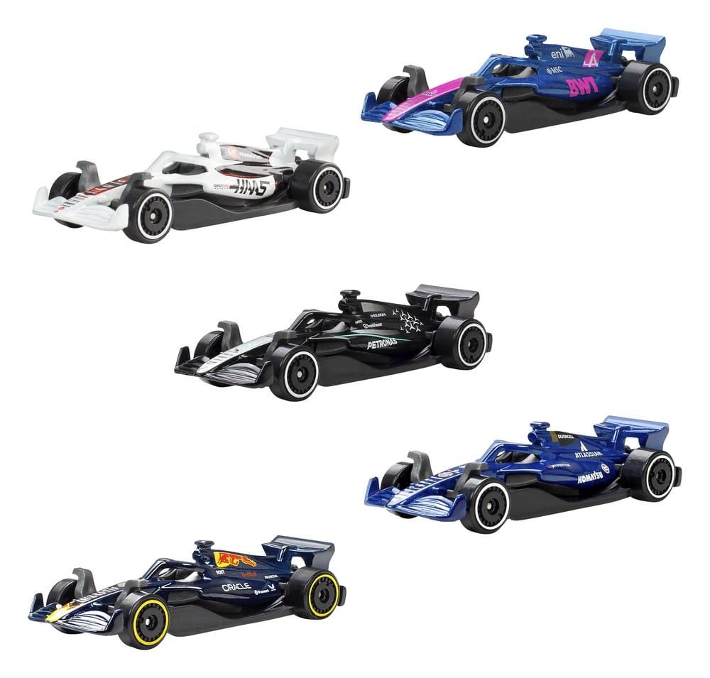 Formel 1 Hot Wheels Die-Cast Fahrzeuge 5er-Pack 1:64 2025