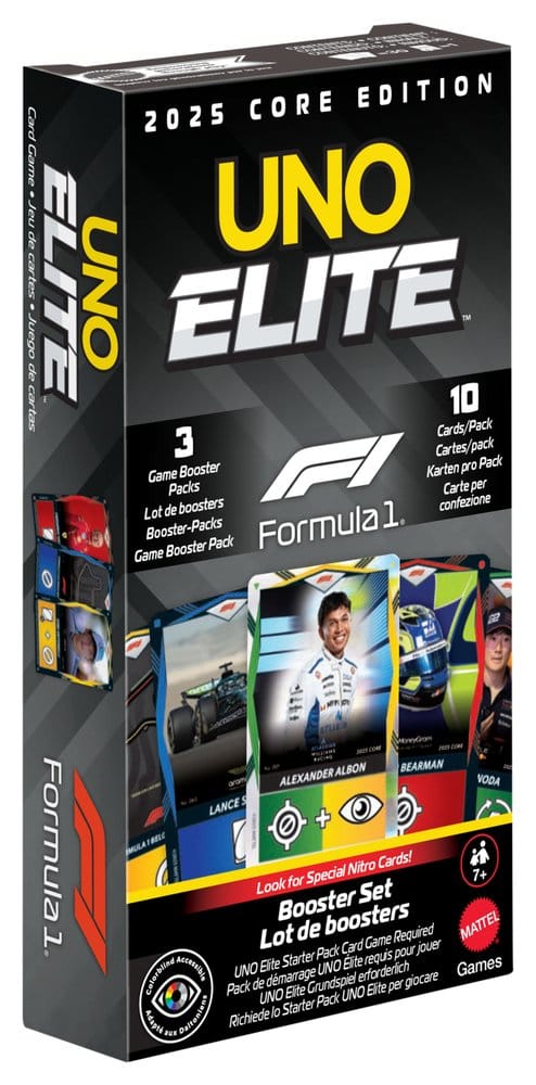 Formula 1 UNO Kartenspiel Elite F1 Booster-Set