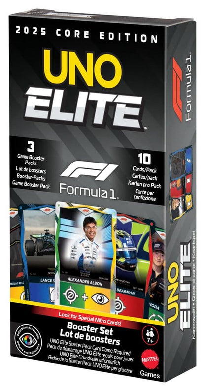 Formula 1 UNO Kartenspiel Elite F1 Booster-Set