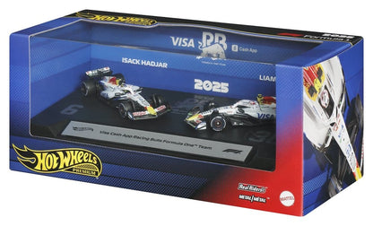 Formel 1 Hot Wheels Premium Die-Cast Fahrzeuge 2er-Pack 1:64 Team Visa Cash App Racing Bulls
