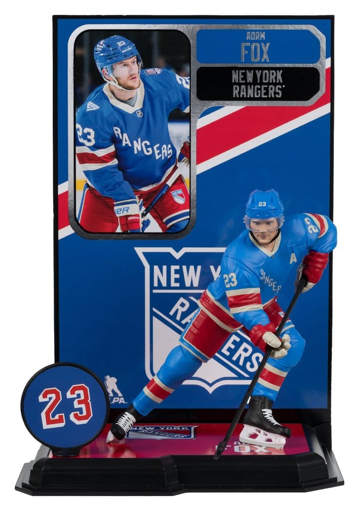 NHL McFarlane SportsPicks Actionfigur Adam Fox (New York Rangers Centennial) 18 cm