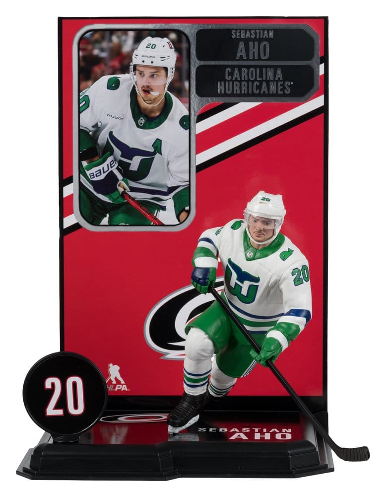 NHL McFarlane SportsPicks Actionfigur Sebastian Aho (Hartford Whalers Retro) 18 cm