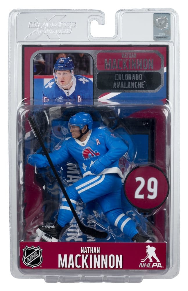 NHL McFarlane SportsPicks Actionfigur Nathan MacKinnon (Quebec Nordiques Retro) 18 cm