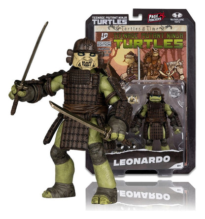 Teenage Mutant Ninja Turtles Page Punchers Actionfigur Leonardo (Turtles in Time) 13 cm