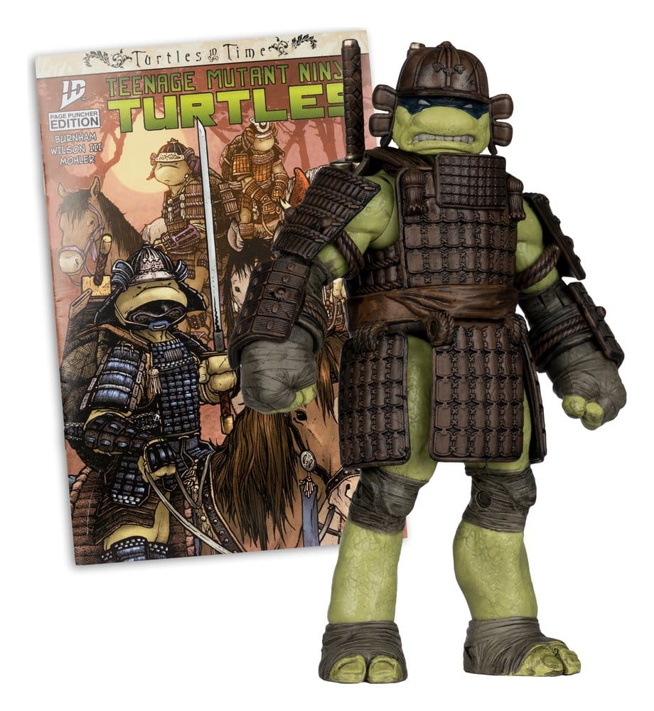 Teenage Mutant Ninja Turtles Page Punchers Actionfigur Leonardo (Turtles in Time) 13 cm