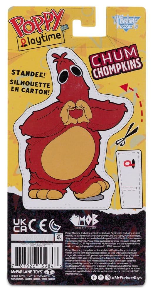 Poppy Playtime Bendables Actionfigur Chum Chompkins 11 cm