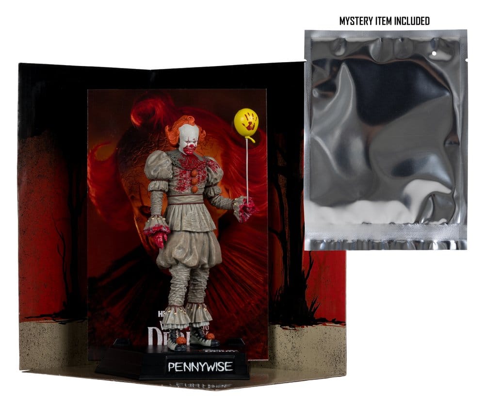 Es Welcome to Derry Movie Maniacs Figur Pennywise (Bloody) 16 cm