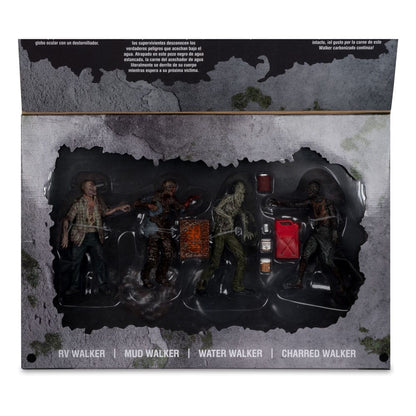 The Walking Dead Actionfiguren 4er-Pack Walkers 13 cm