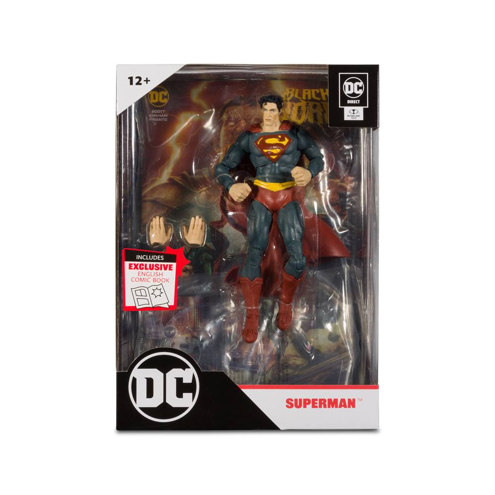 DC Black Adam Page Punchers Actionfigur & Comic Superman 18 cm