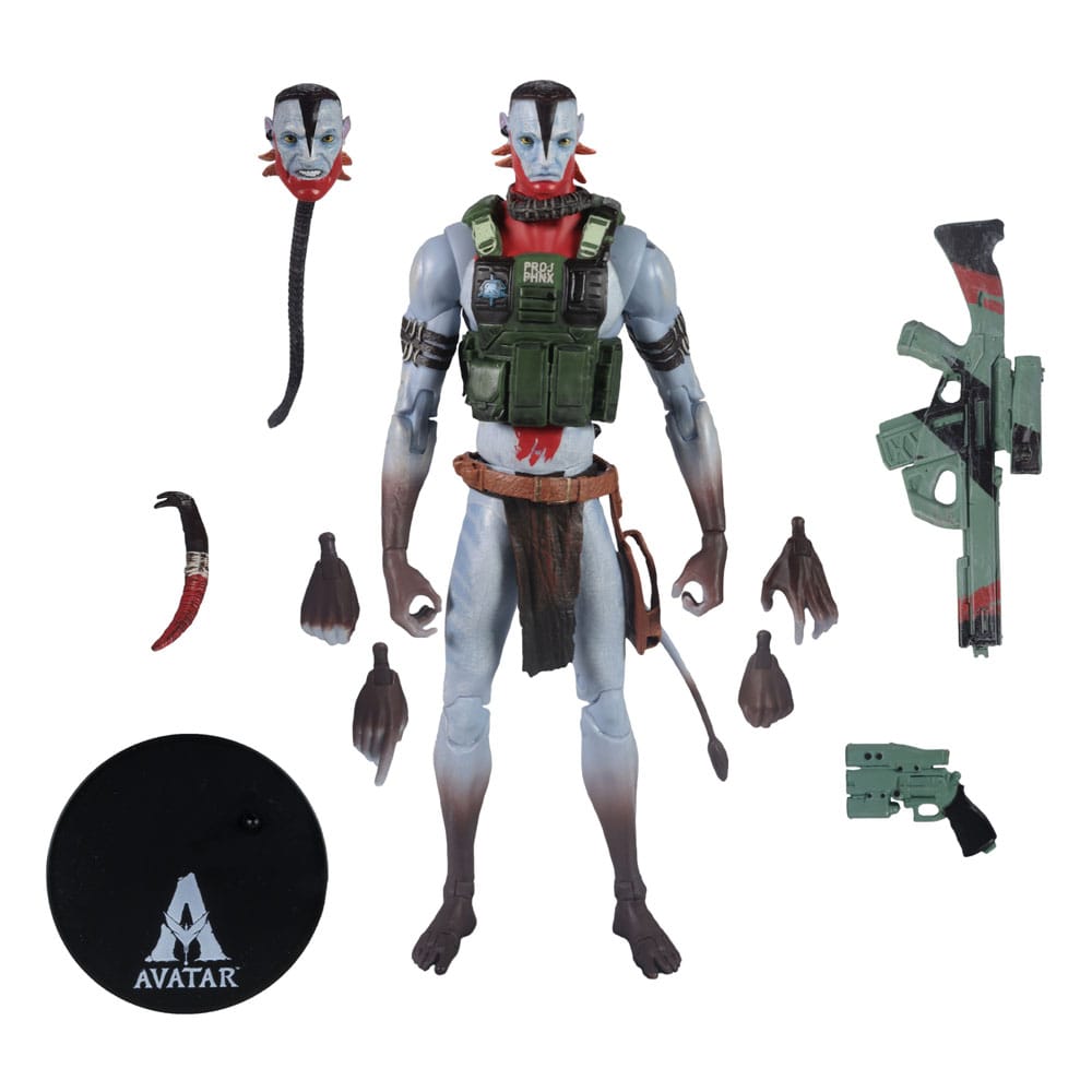Avatar: Fire and Ash Actionfigur Recom Quaritch (Ash Warrior) 18 cm
