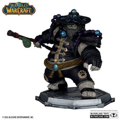 World of Warcraft PVC Statuen 2er-Pack 1/12 Dwarf Hunter: Beast Master & Pandaren: Monk (Gold Label) 15 cm
