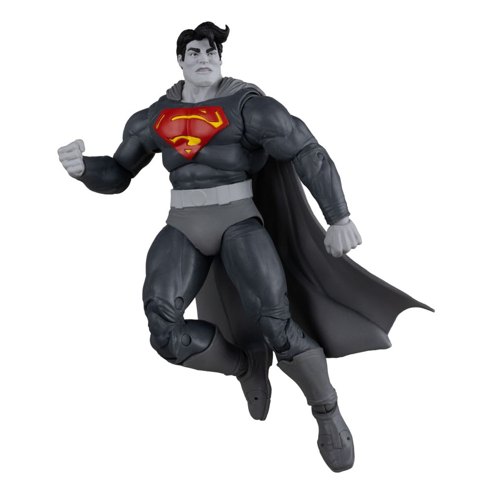 DC Multiverse Actionfigur Superman (The Dark Knight Returns) (Black & White Accent Edition) (Gold Label) 18 cm