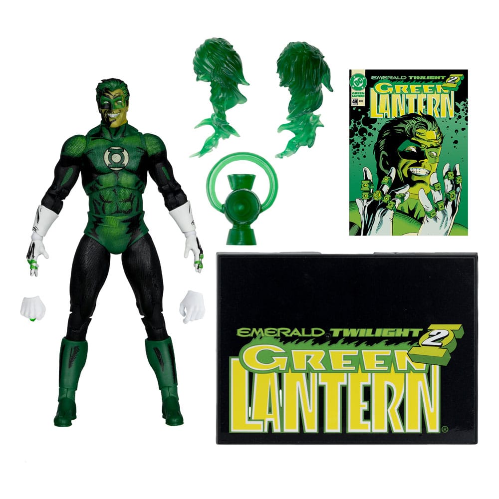 DC Multiverse McFarlane Cover Recreations Actionfigur Green Lantern (Emerald Twilight) (Gold Label) 18 cm