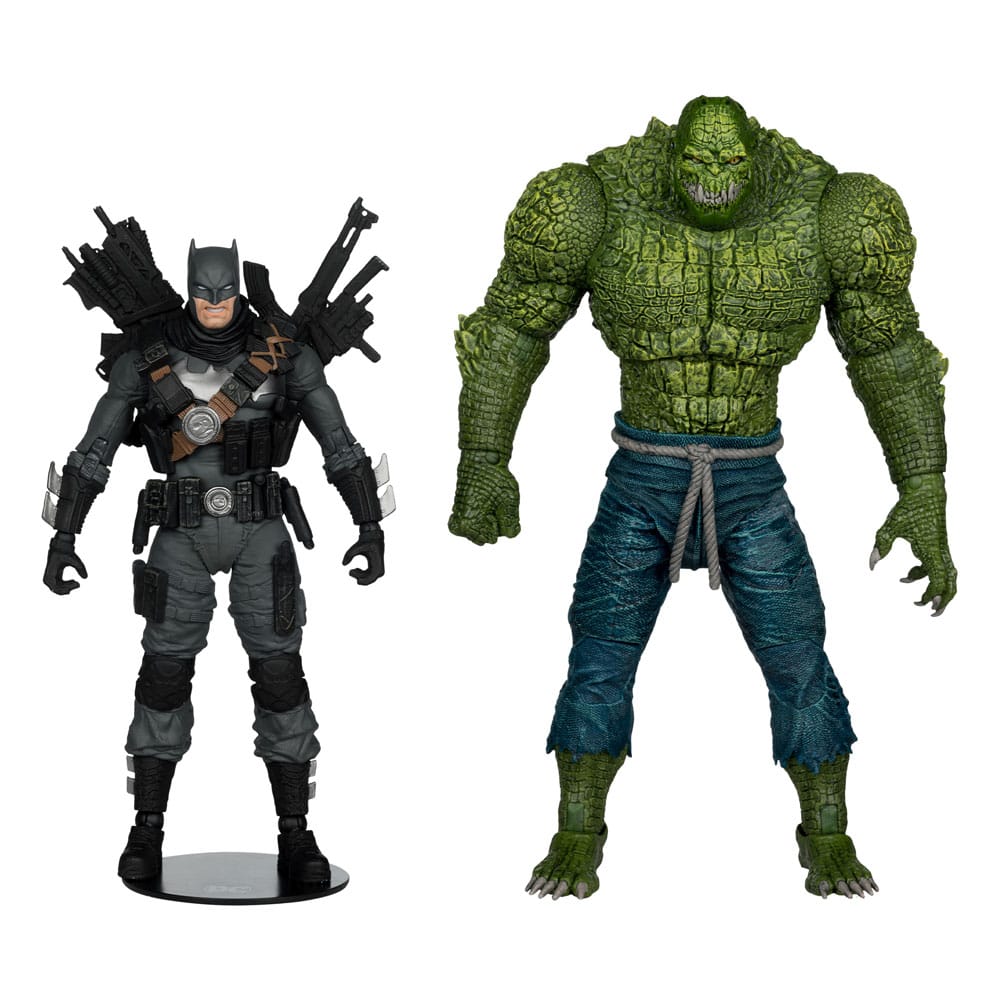 DC Multiverse McFarlane Collector Edition Actionfiguren 2er-Pack #03 Batman vs. Killer Croc 18 cm