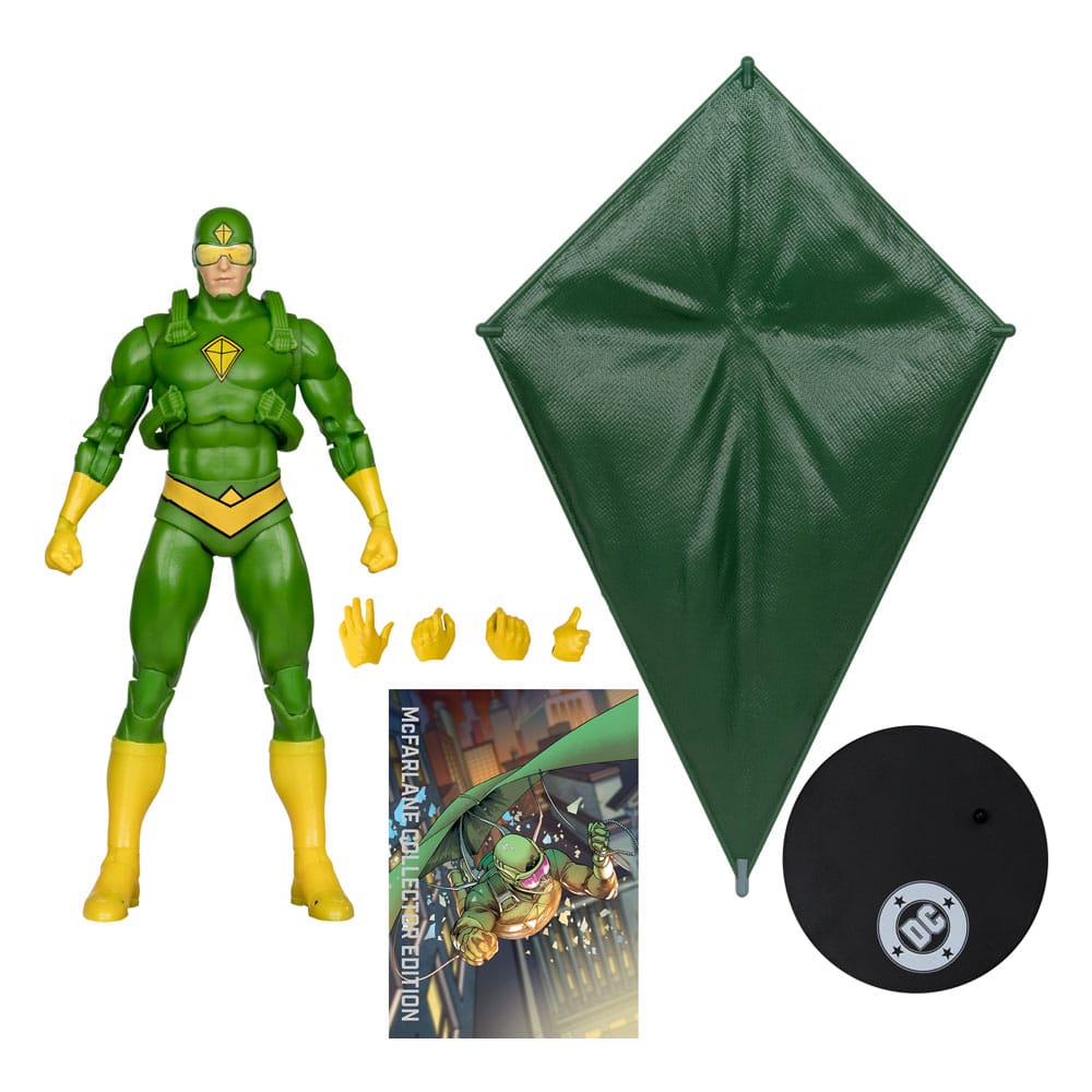 Batman Rogues DC Multiverse McFarlane Collector Edition Actionfigur #43 Kite Man (Gold Label) 21 cm