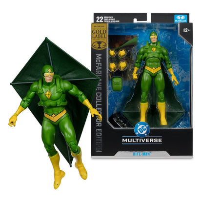 Batman Rogues DC Multiverse McFarlane Collector Edition Actionfigur #43 Kite Man (Gold Label) 21 cm