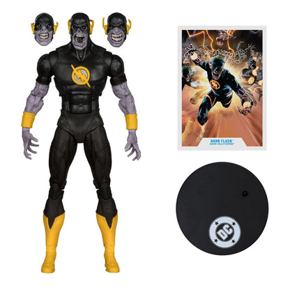 DC Comics DC Multiverse Actionfigur Dark Flash (Dark Mulitverse) (Red Platinum Edition) 18 cm