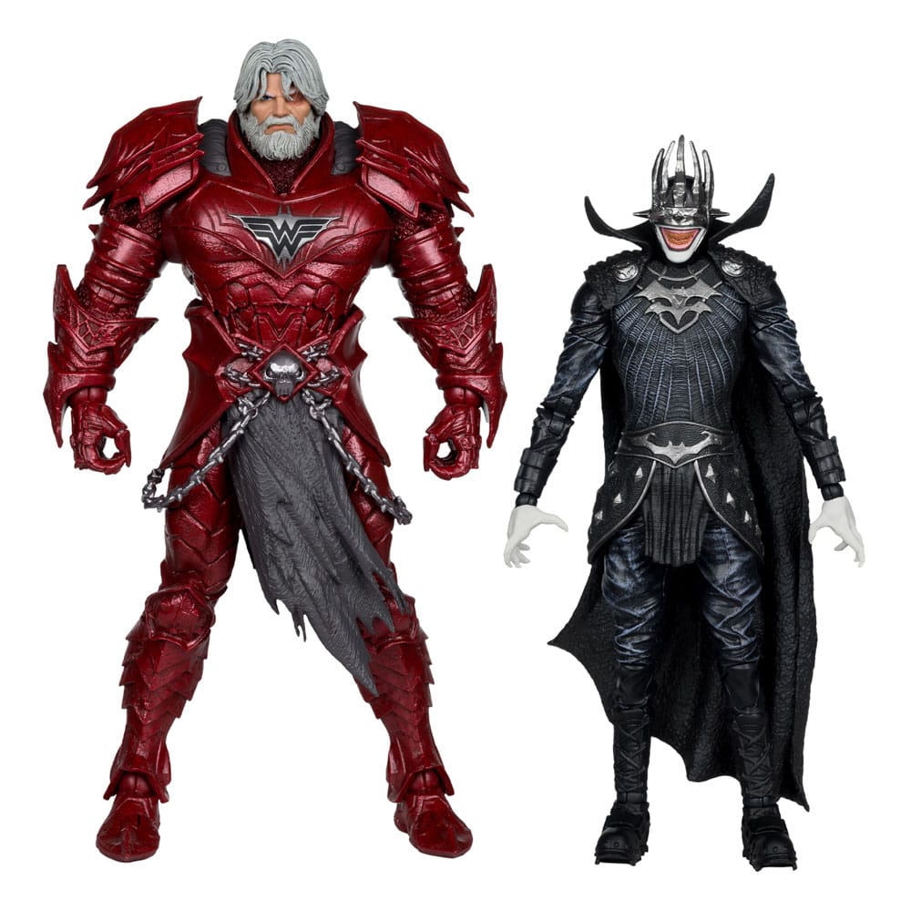 DC Multiverse McFarlane Collector Edition Actionfiguren 2er-Pack #04 Batman who laughs (Knight Armor) & Merciless (Dark Multiverse)  18 cm