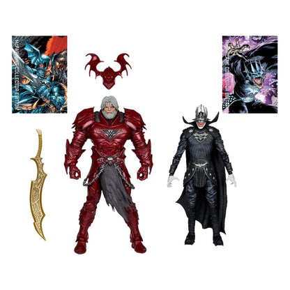 DC Multiverse McFarlane Collector Edition Actionfiguren 2er-Pack #04 Batman who laughs (Knight Armor) & Merciless (Dark Multiverse)  18 cm