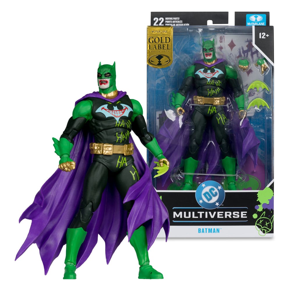 DC Multiverse Actionfigur Batman (Joker War) (Jokerized) (Gold Label) 18 cm