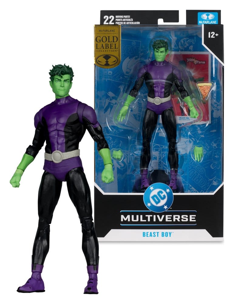 DC Multiverse Actionfigur Beast Boy (One Year Later) (Gold Label) 18 cm