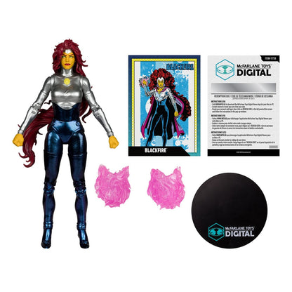 DC Direct McFarlane Toys Digital Actionfigur Blackfire (The New Teen Titans) 18 cm