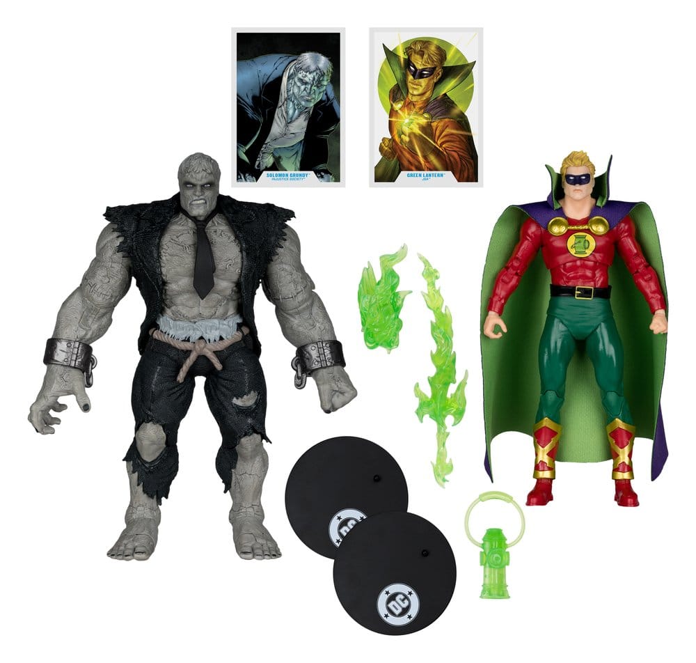 DC Multiverse Actionfiguren 2er-Pack Solomon Grundy vs Green Lantern 18 cm